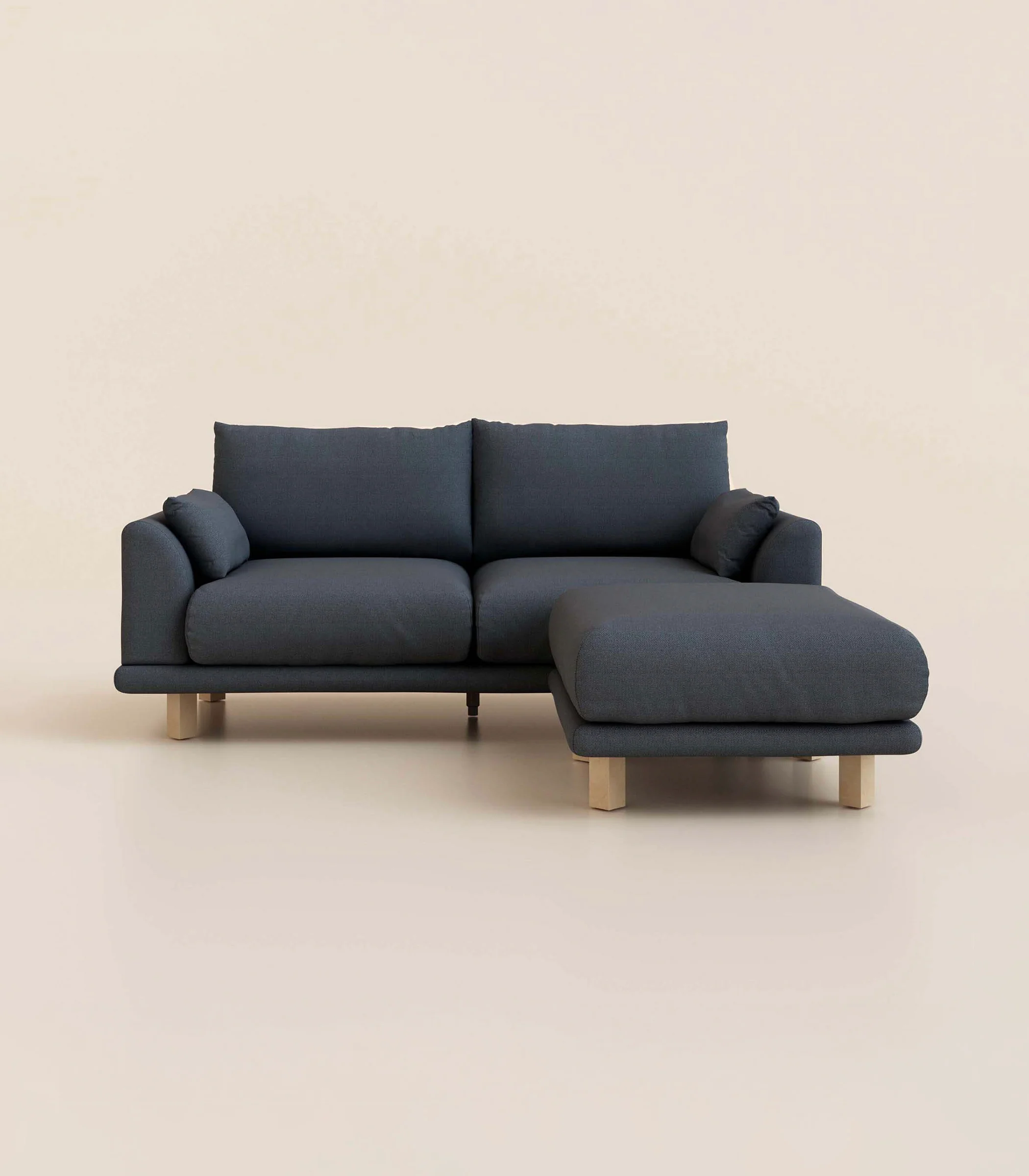 Canapé d'angle – Bleu Profond - Image 5