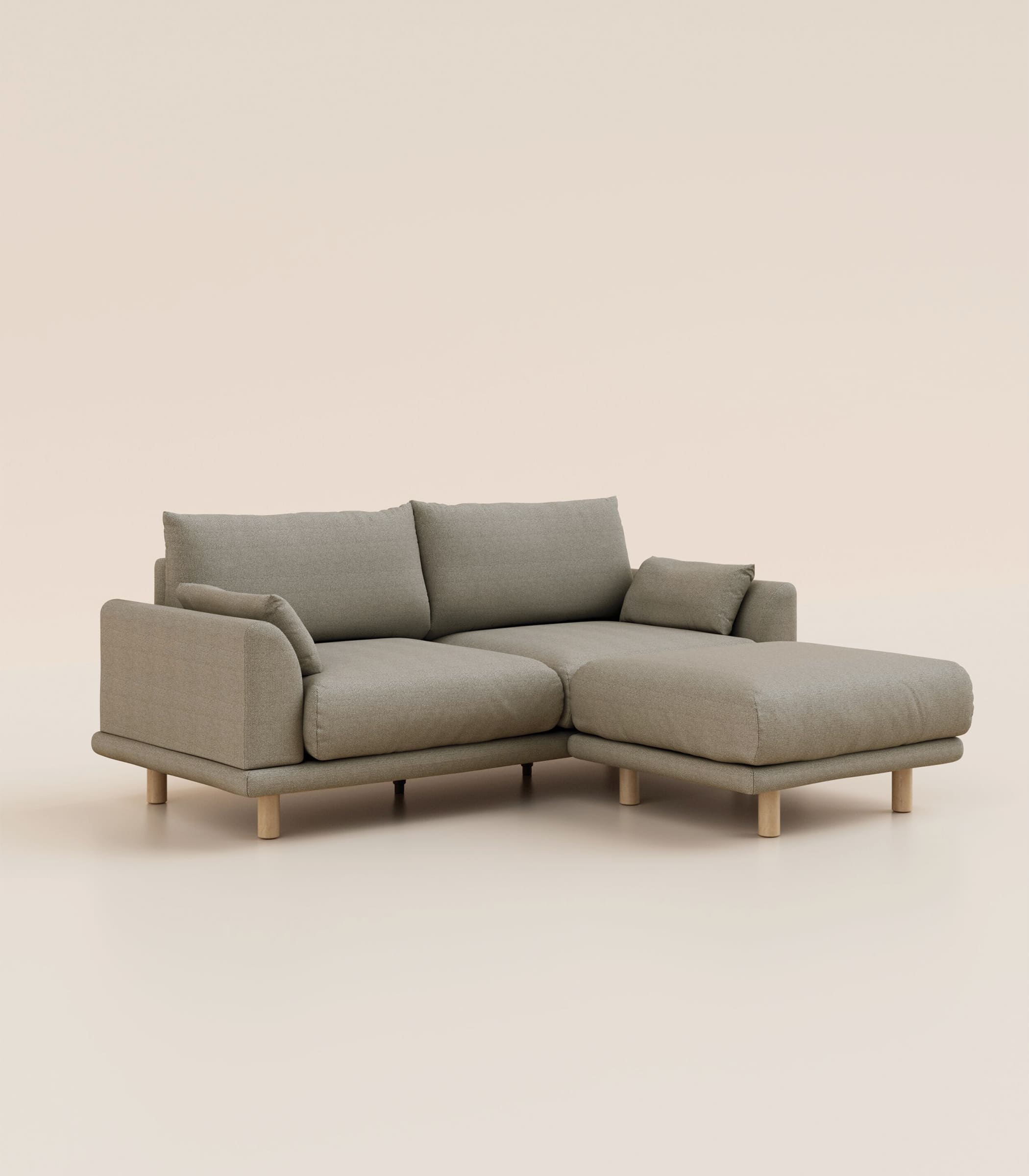 Canapé d'angle - Gris Nuage - Image 28