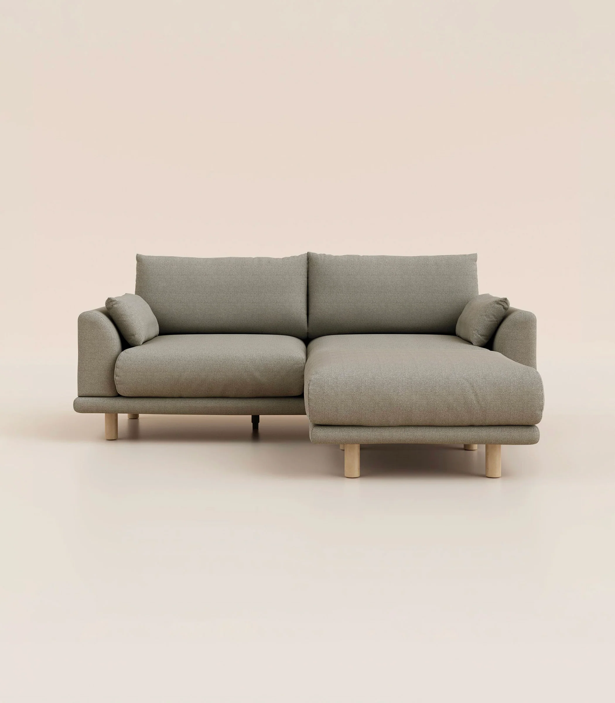Canapé d'angle - Gris Nuage - Image 3