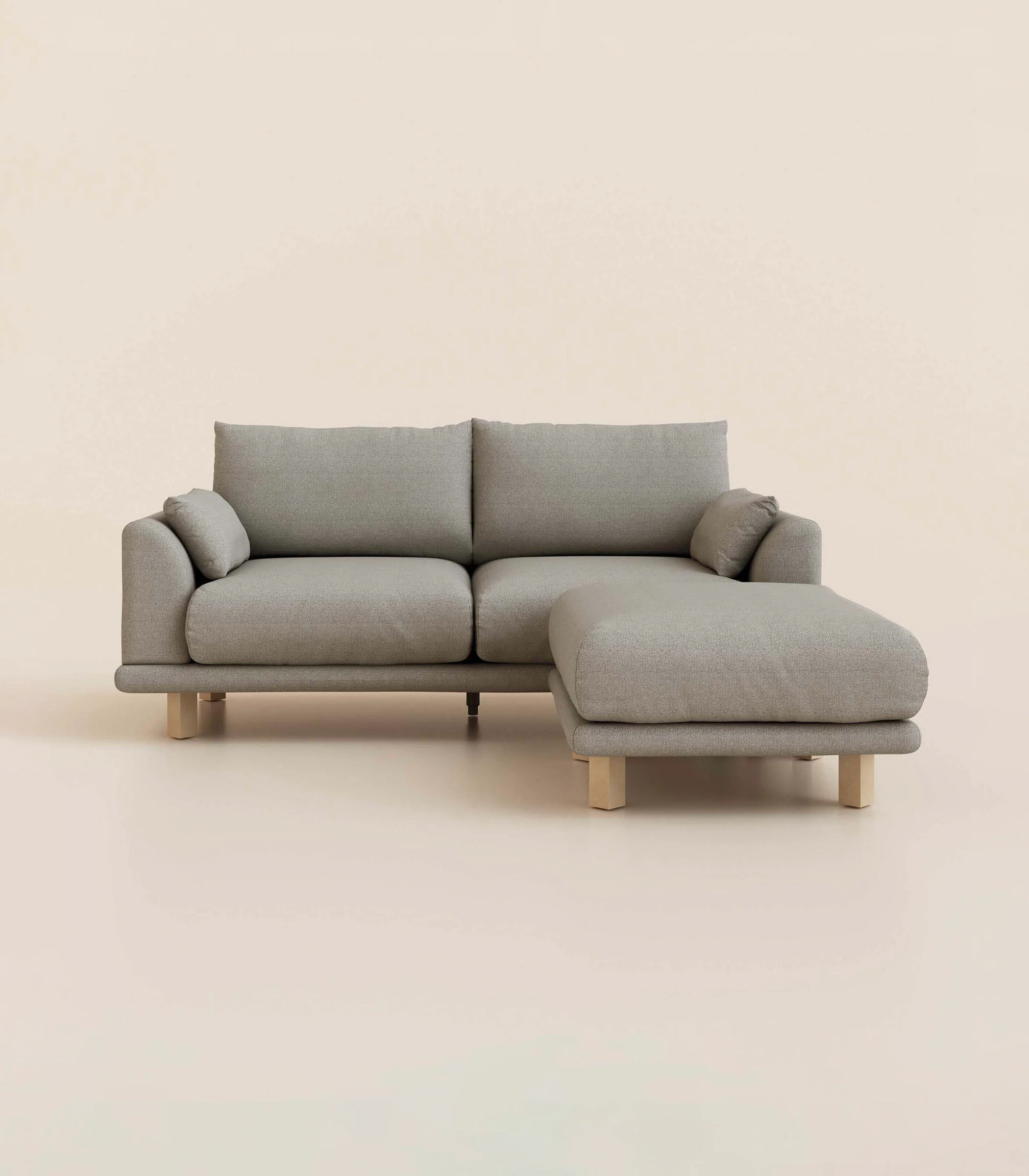 Canapé d'angle - Gris Nuage - Image 5