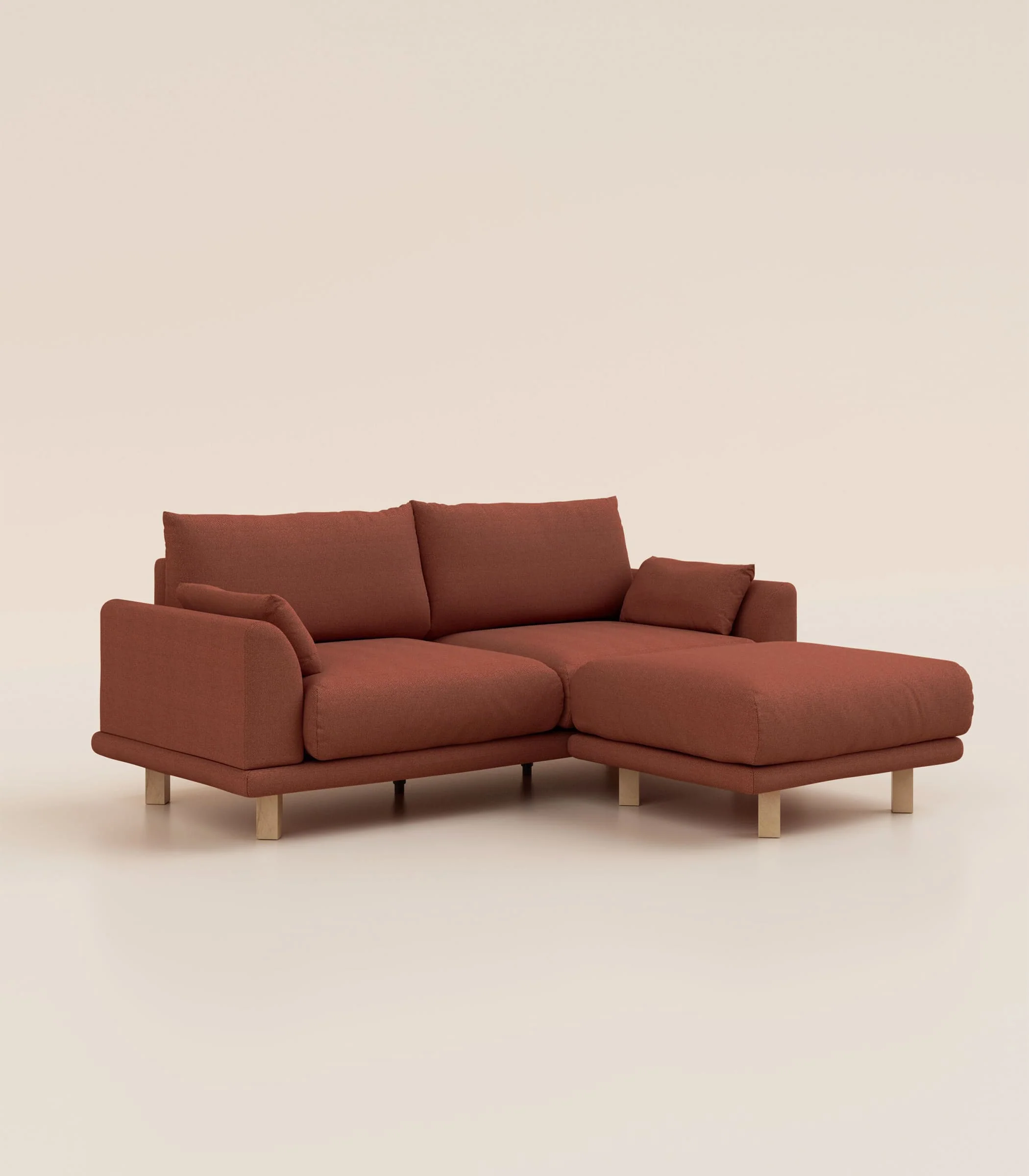 Canapé d'angle – Terracotta - Image 22