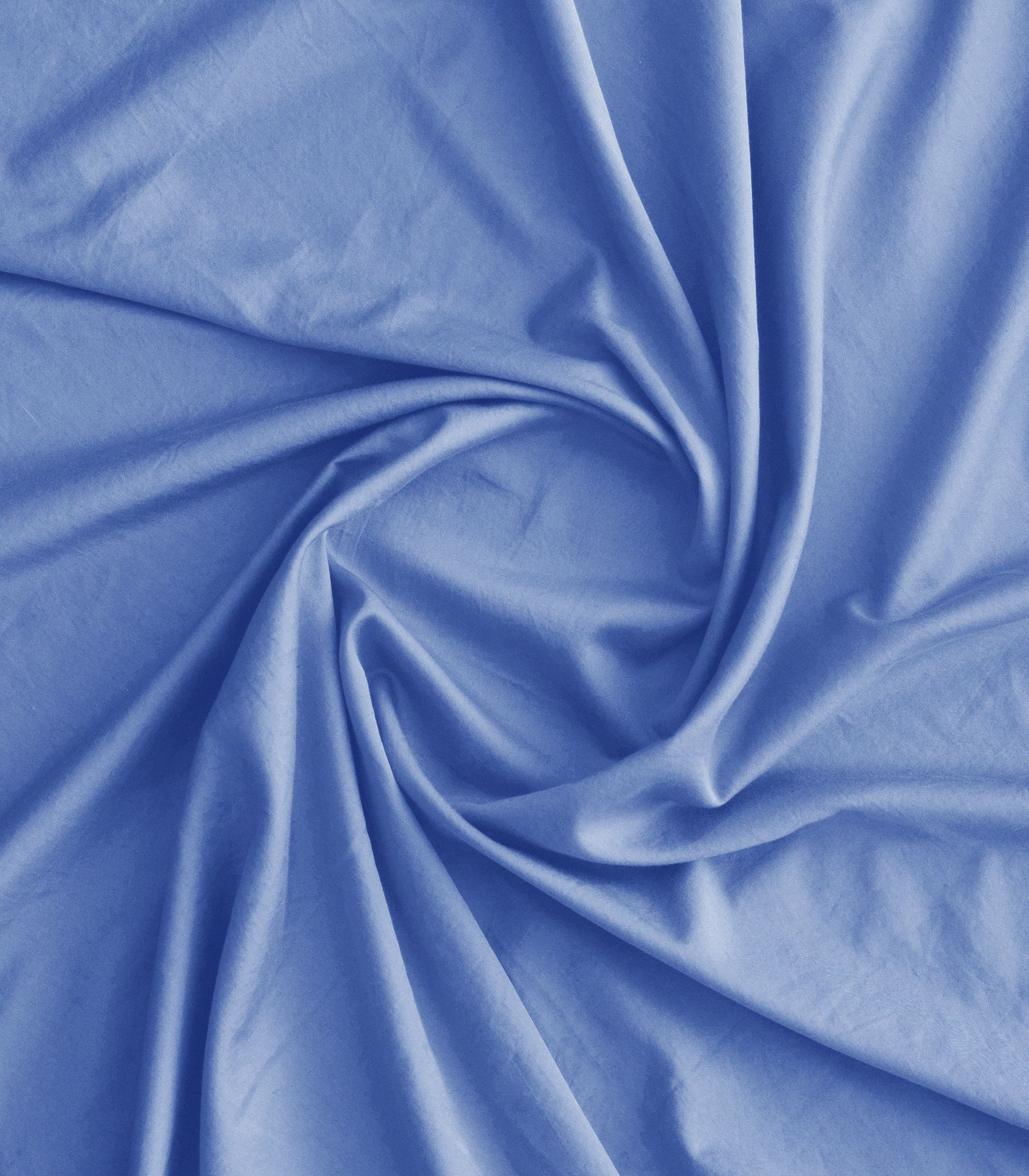 Drap housse en satin de coton - Bleu zephir - Image 2