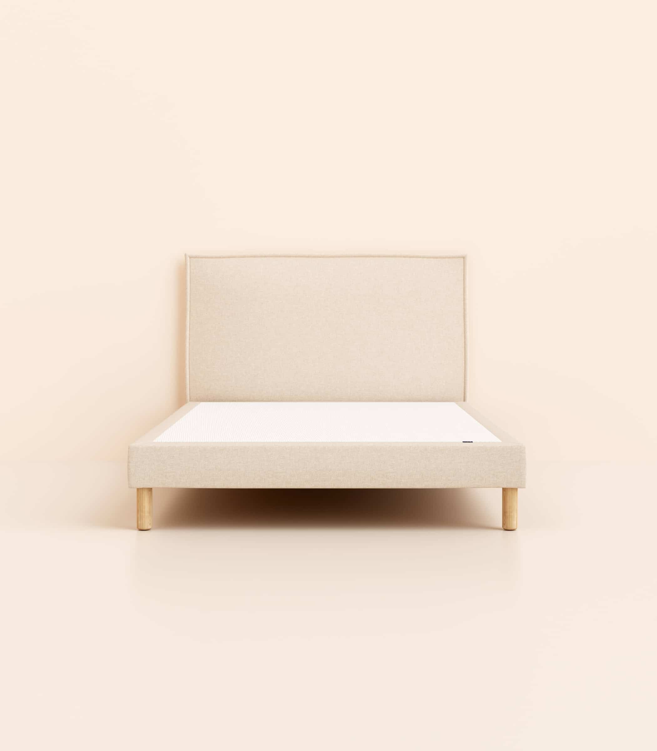 Lit tapissier - Beige