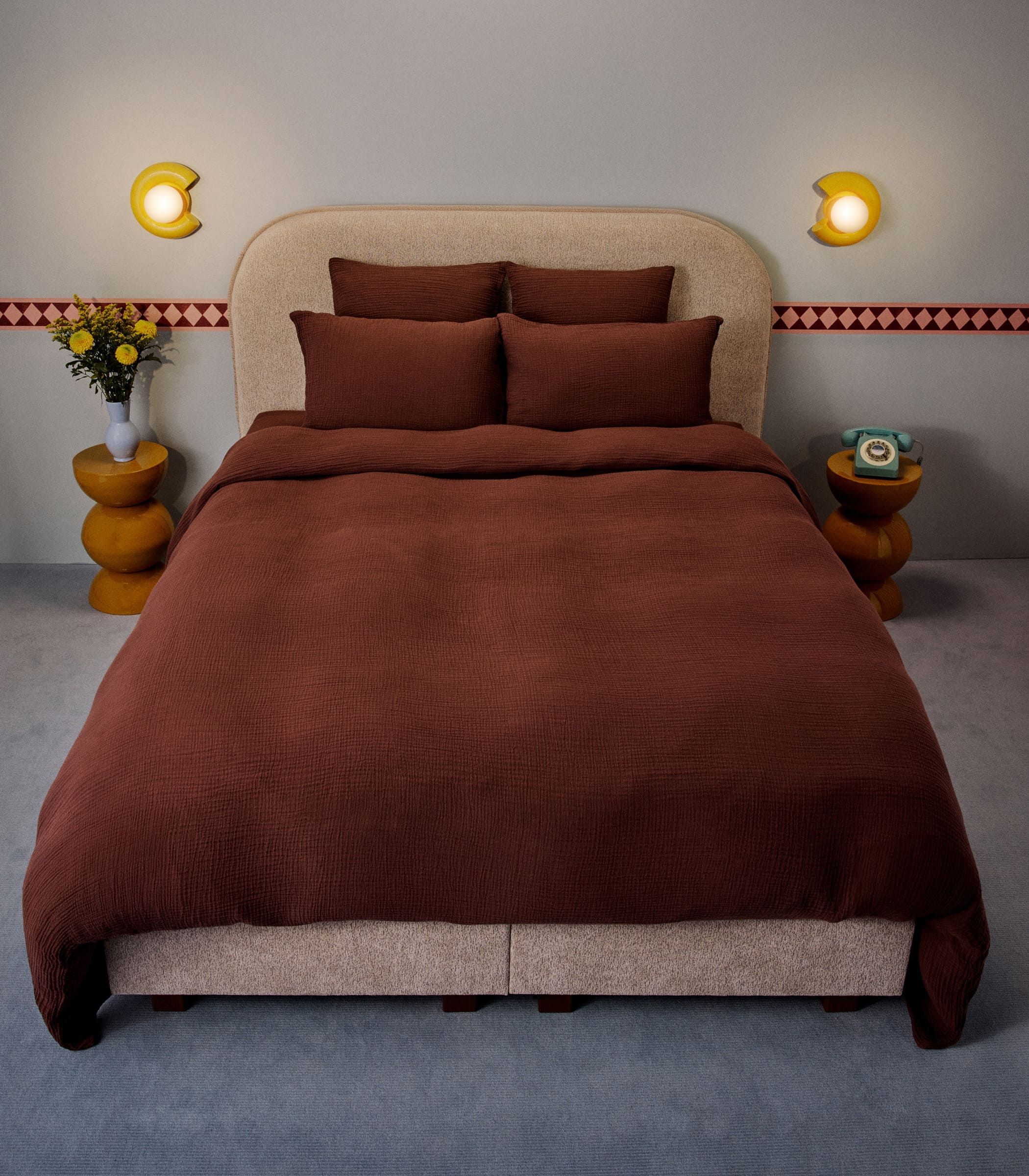 Lit boxspring - Greige velouté - Image 5