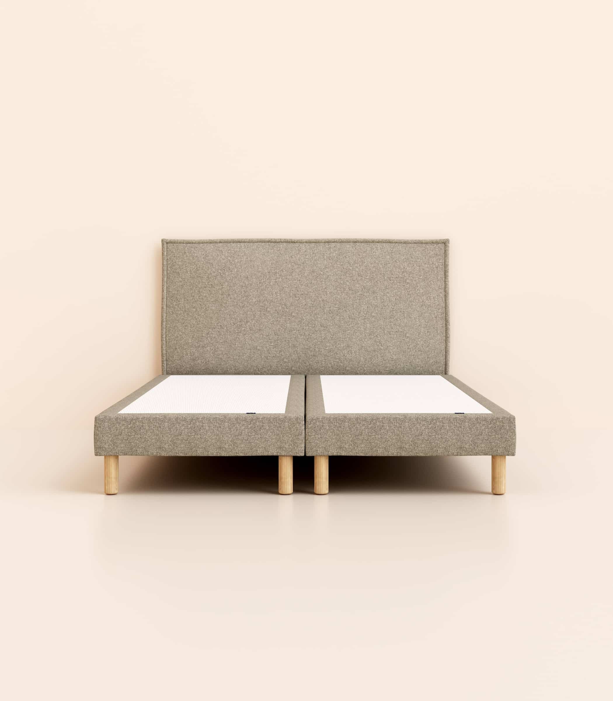 Lit tapissier - Gris - Image 3
