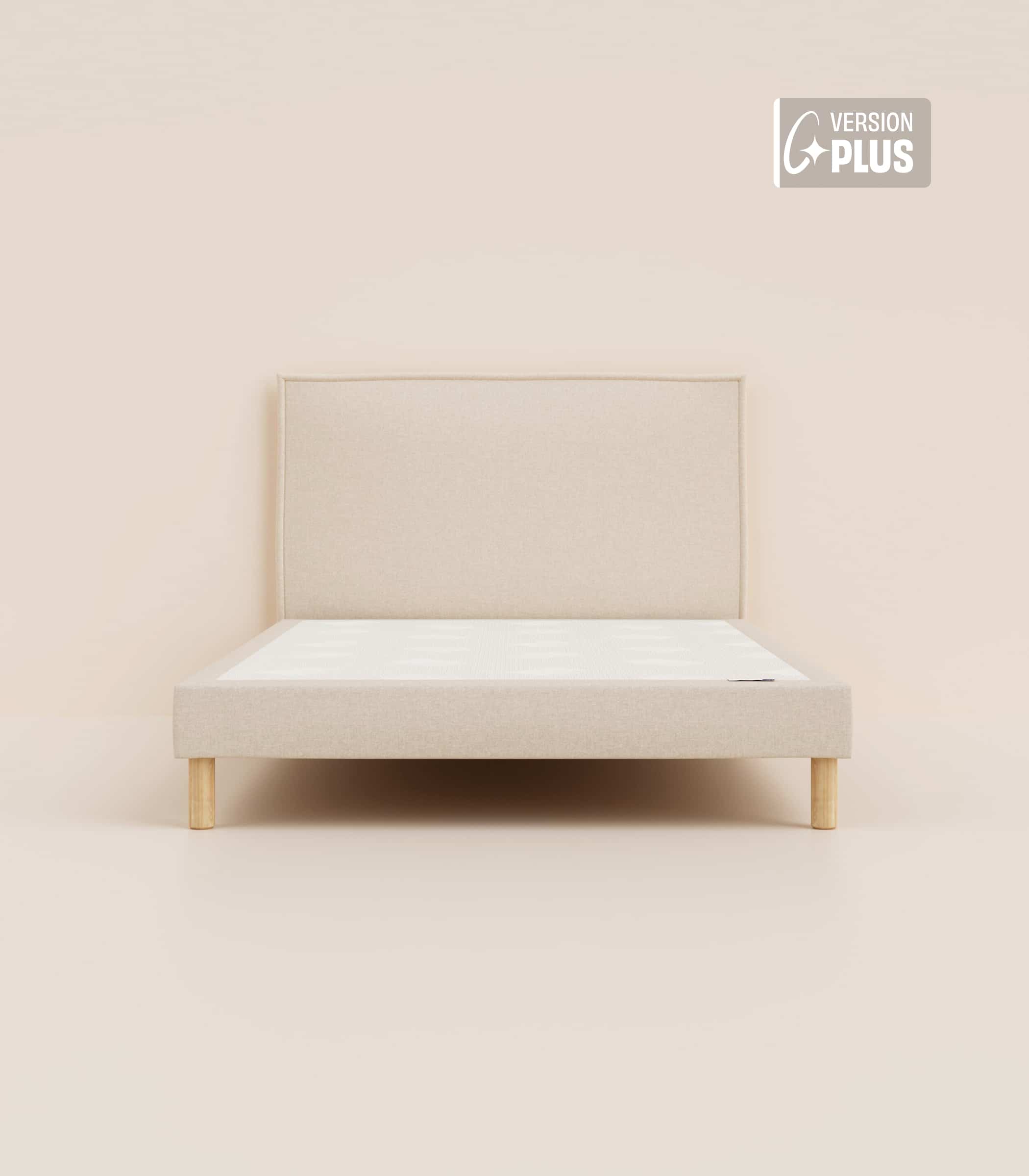 Lit tapissier - Beige - Image 2
