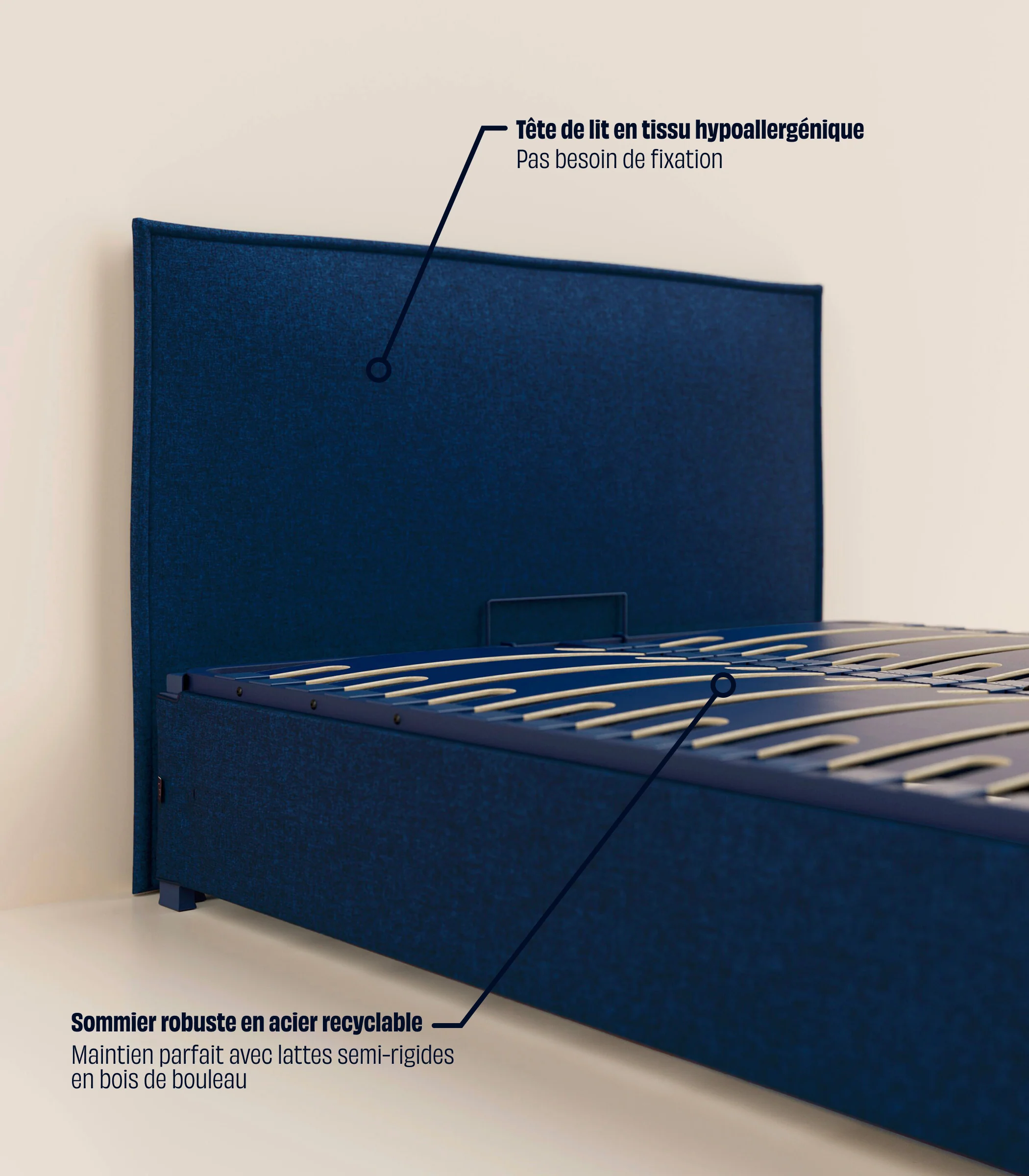 Lit coffre – Bleu - Image 6