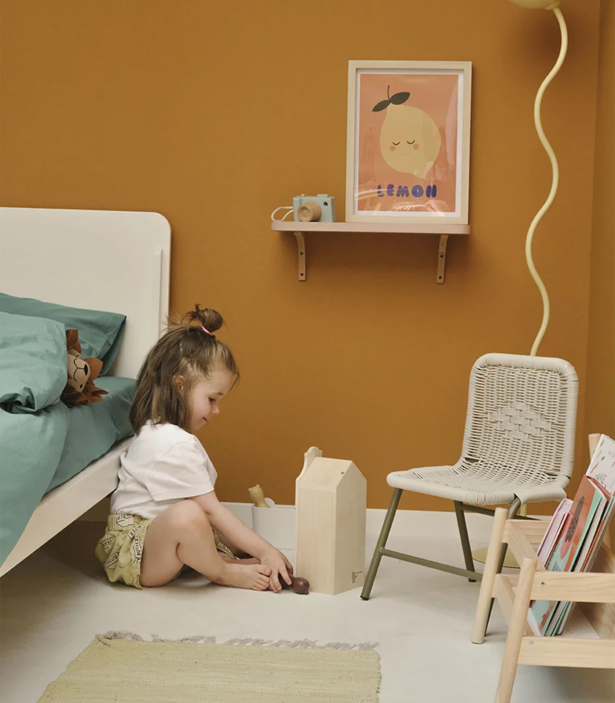 Lit en bois enfant - Gris - Image 4