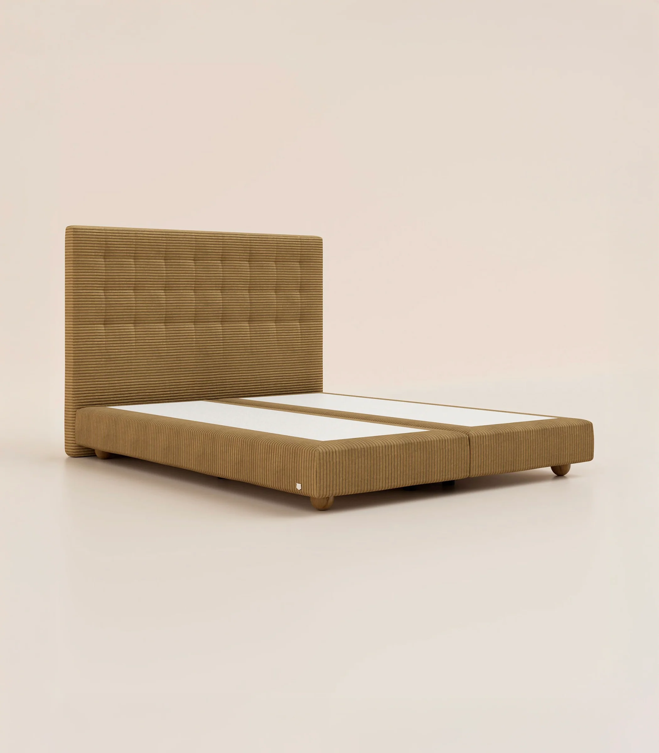 Lit Grand Ours - Velours Havane - Image 5