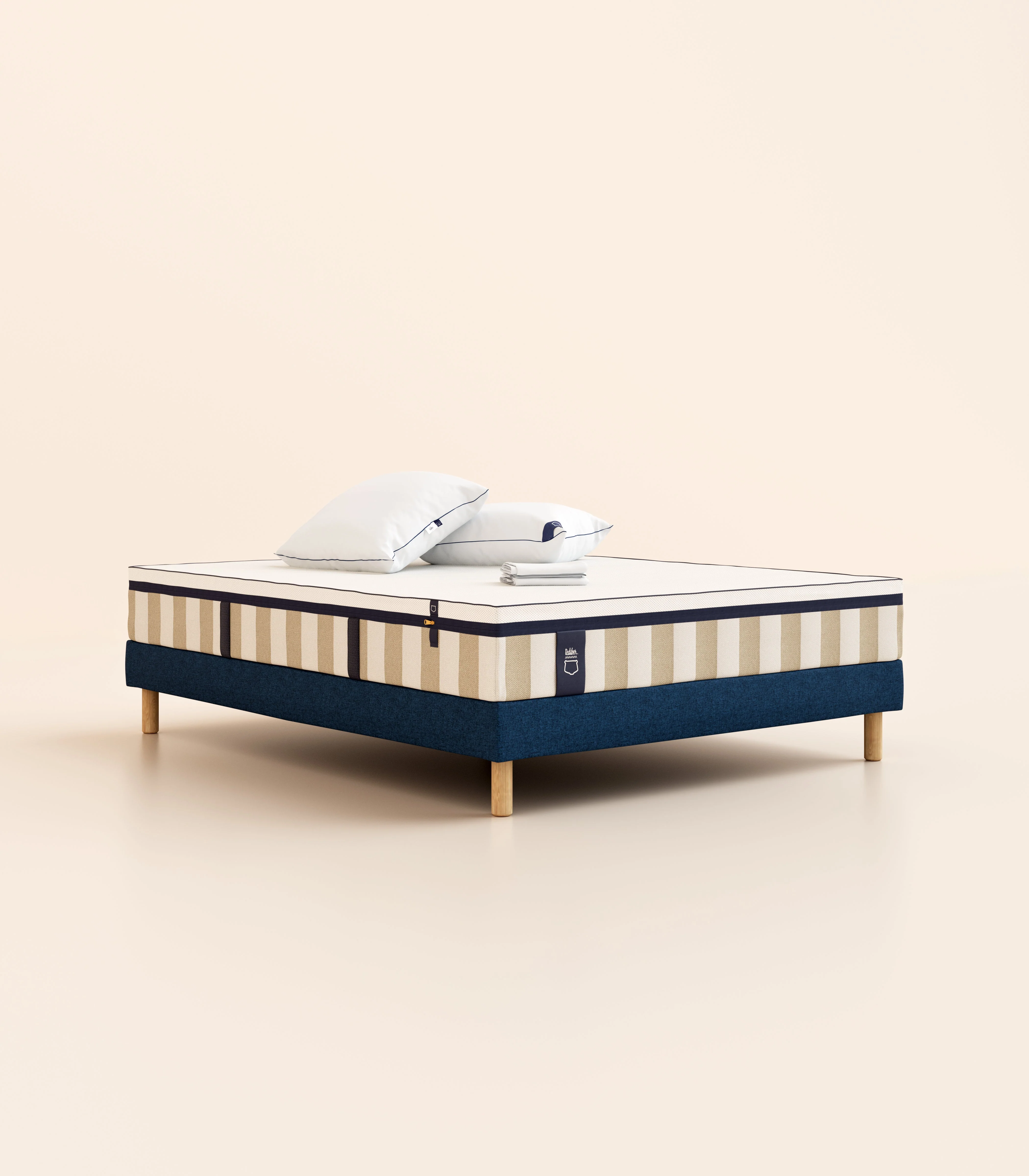 Pack lit 2 places Hybride 140 x 190 cm Bibloc - Image 15