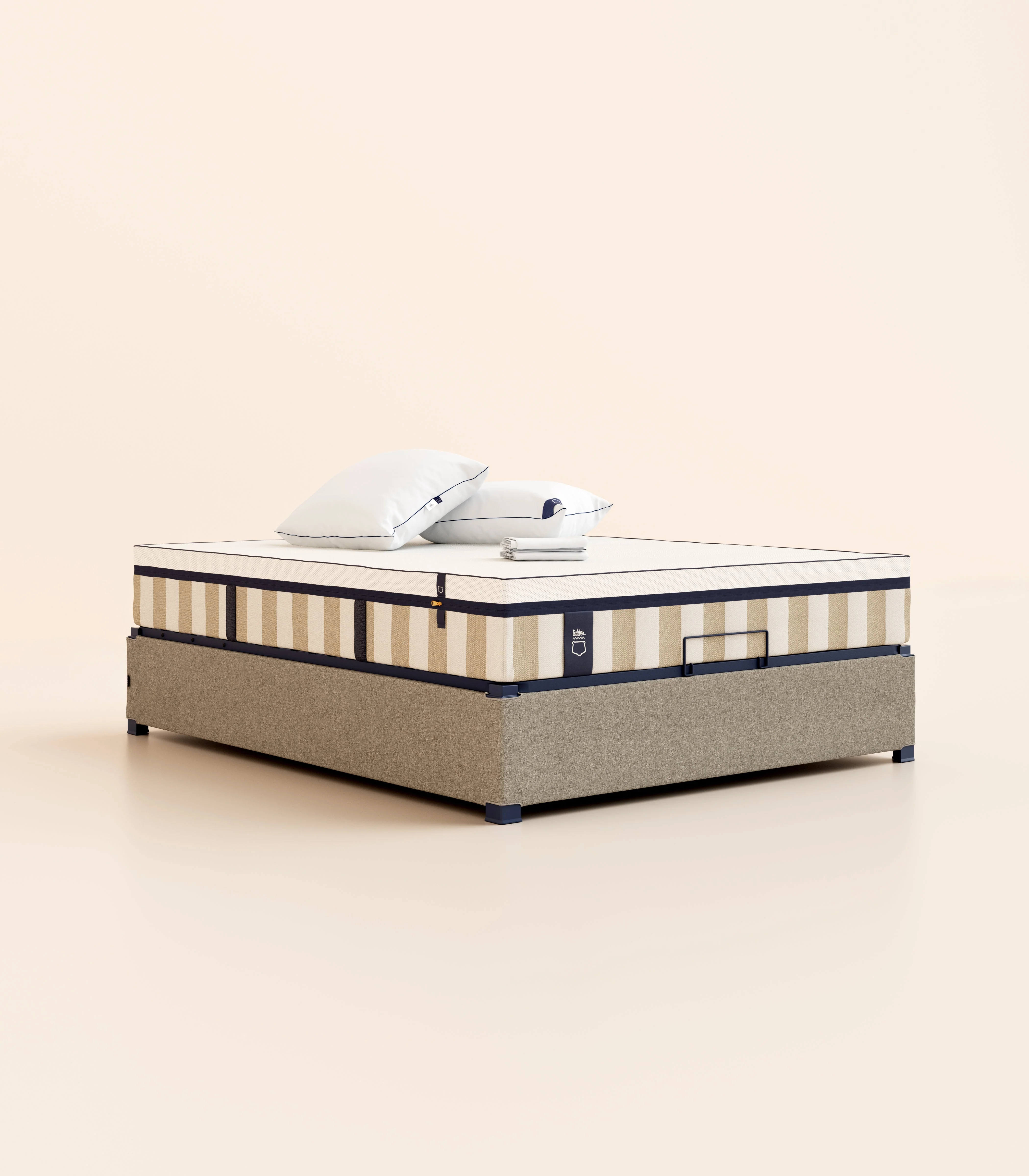 Pack lit 2 places Hybride 140 x 190 cm Bibloc - Image 6