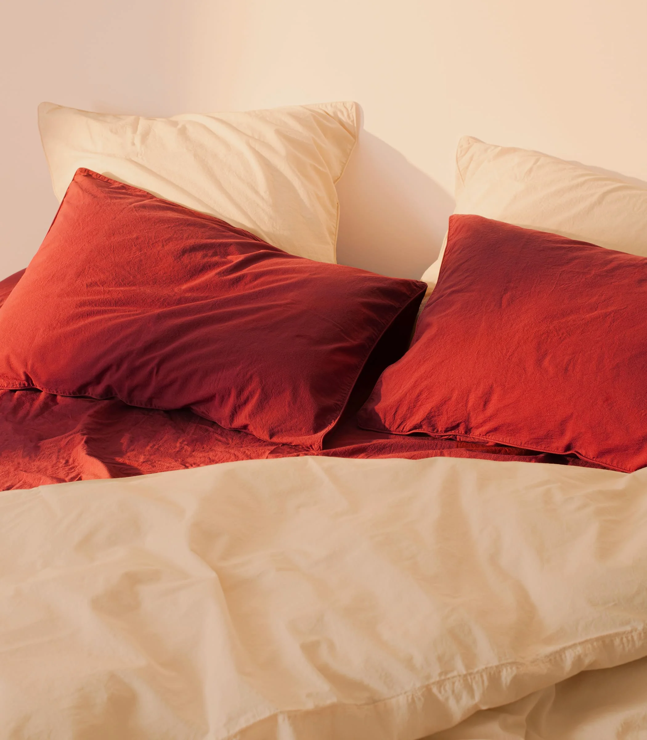 Parure en percale de coton - Beige Ivoire - Image 5