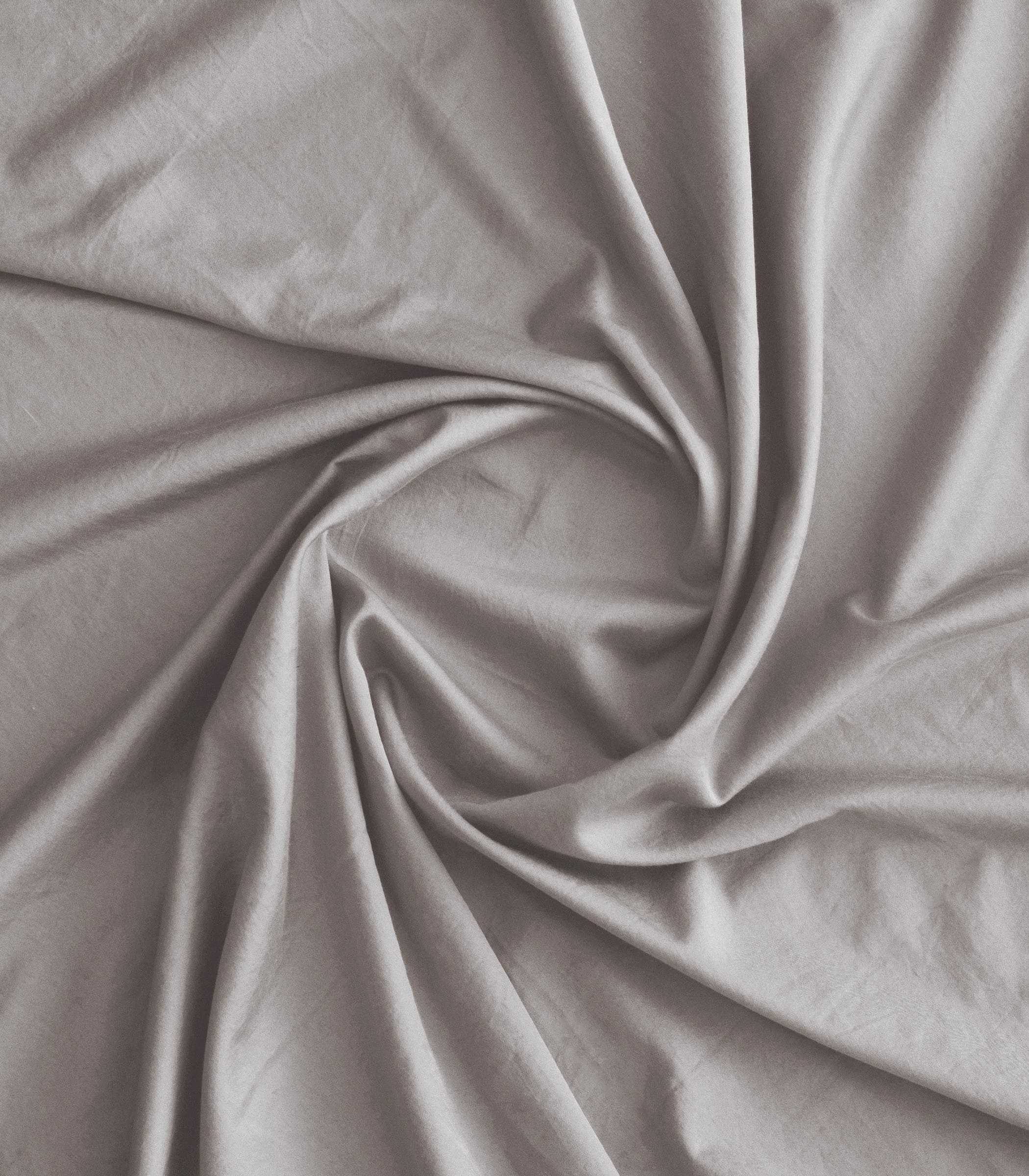 Parure en satin de coton - Gris écume - Image 2